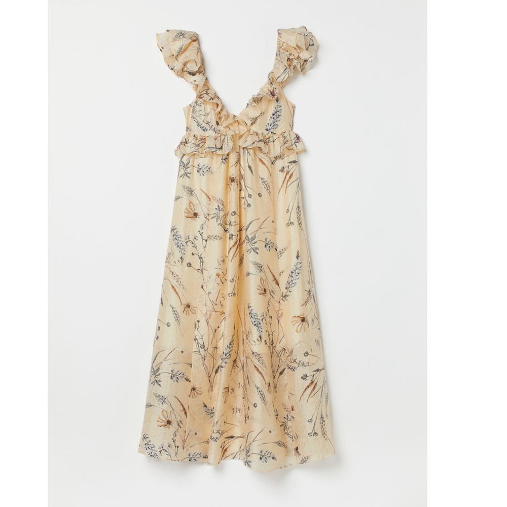 H&M Floral Ruffle Dress - Picture 2 of 5